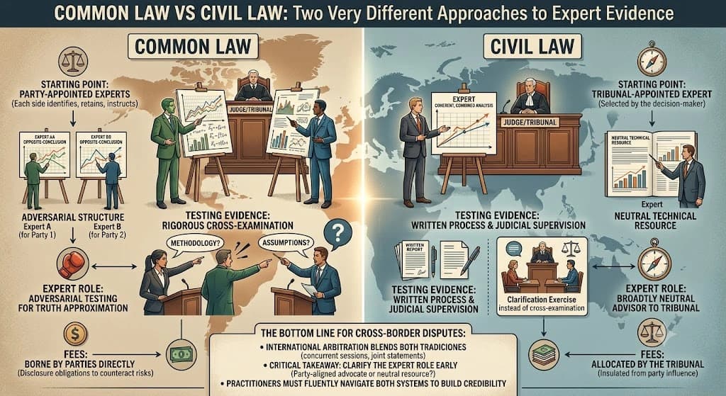 Common Law vs Civil Law: Two Very Different Approaches to Expert Evidence