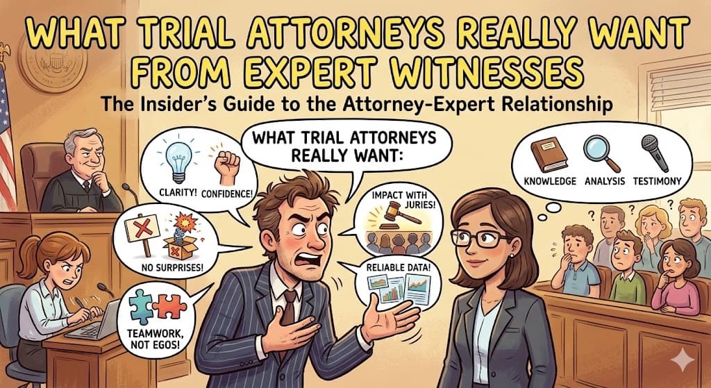 What Trial Attorneys Really Want From Expert Witnesses: The Insider's Guide to the Attorney-Expert Relationship
