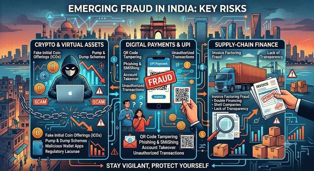 Emerging fraud in India: crypto, digital payments & supply-chain finance