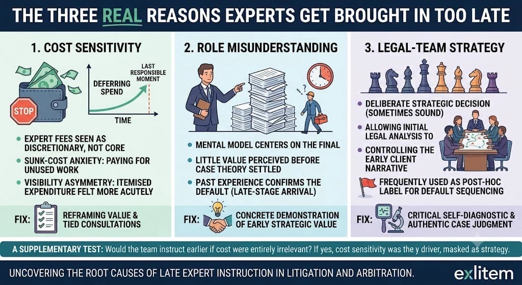 The Three Real Reasons Experts Get Brought In Too Late