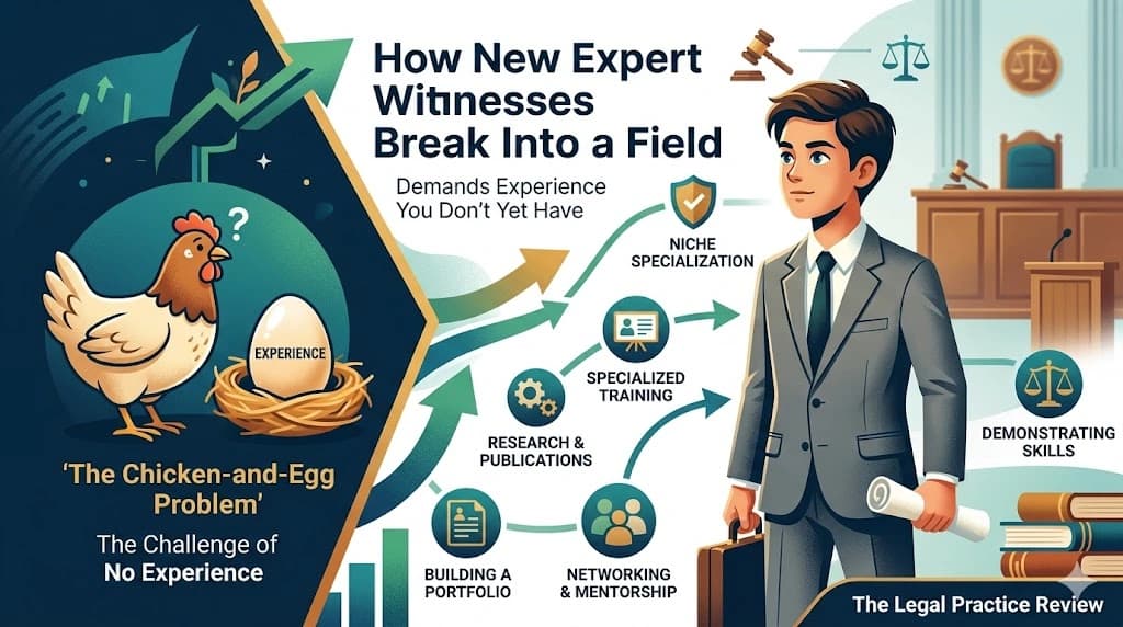 The Chicken-and-Egg Problem: How New Expert Witnesses Break Into a Field That Demands Experience You Don't Yet Have