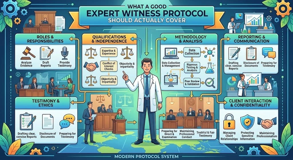 What a Good Expert Witness Protocol Should Actually Cover