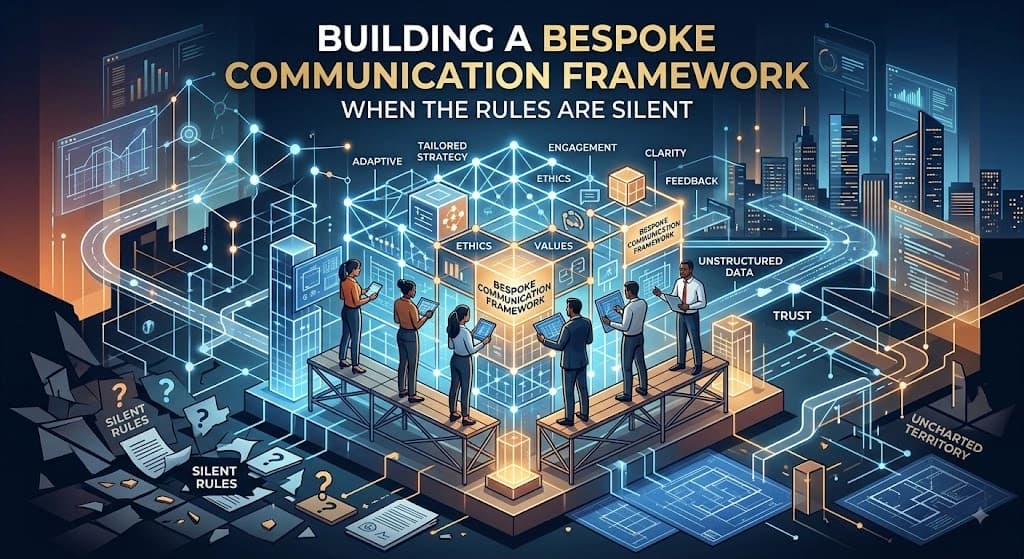 Building a Bespoke Communication Framework When the Rules Are Silent