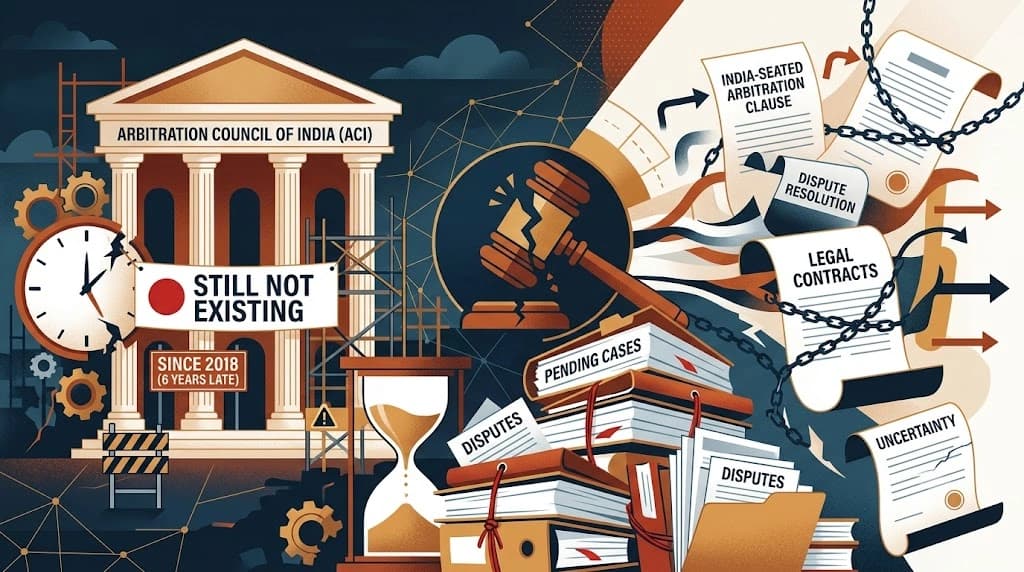 Six Years Late: Why the Arbitration Council of India Still Doesn't Exist - and What Its Absence Means for Every India-Seated Arbitration Clause