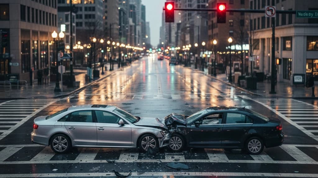 Jury Awards $5,500 in Charlotte Red-Light Collision Case