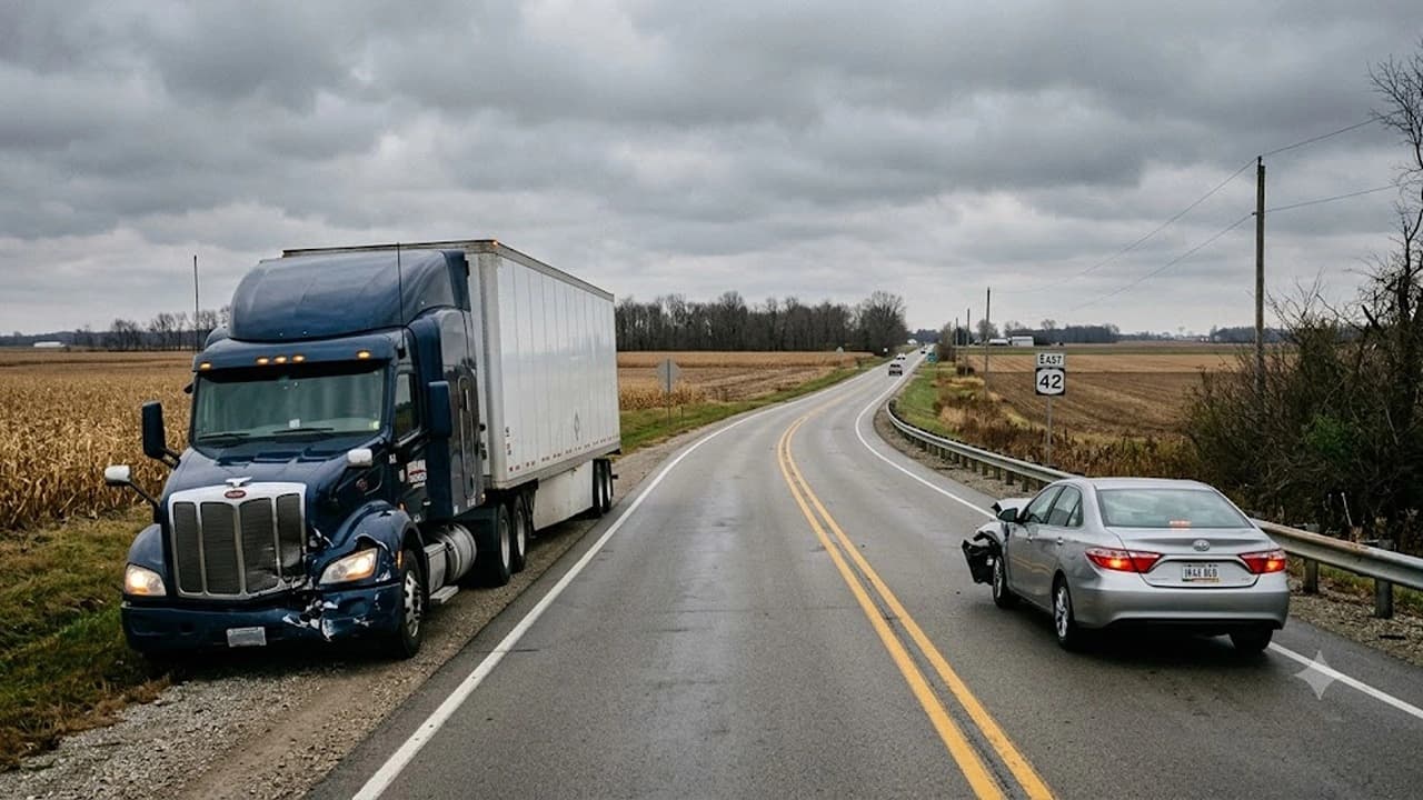 Jury Awards $18K After Semi-Truck Collision Claim